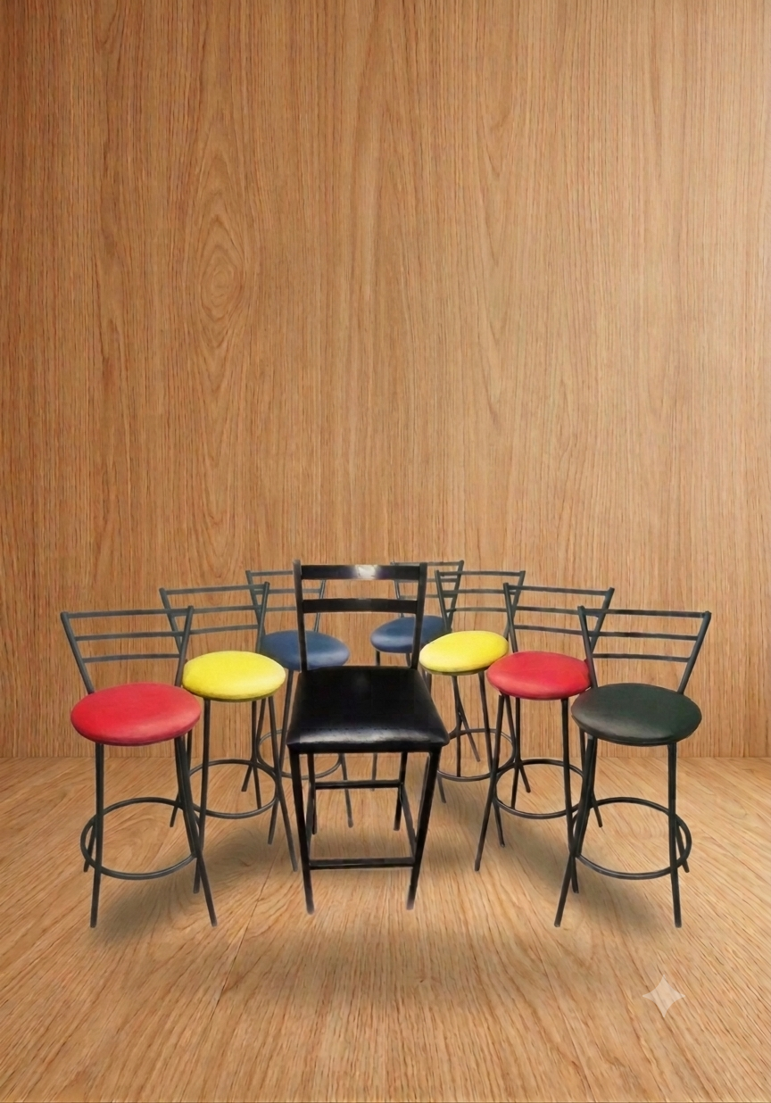 Banquetas fabricadas pela Capixaba Office