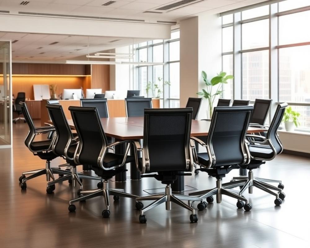 Cadeiras corporativas ergonômicas disponíveis na loja
